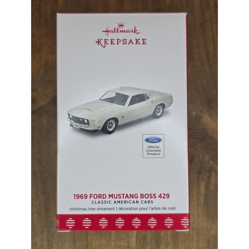 2017 Hallmark Keepsake Ornament 1969 Ford Mustang Boss 429 Classic American Cars